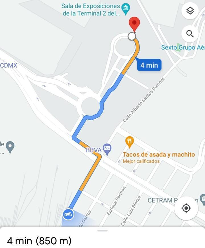 Departamento Cercano Al Aeropuerto T2, A 2 Calles メキシコシティ エクステリア 写真